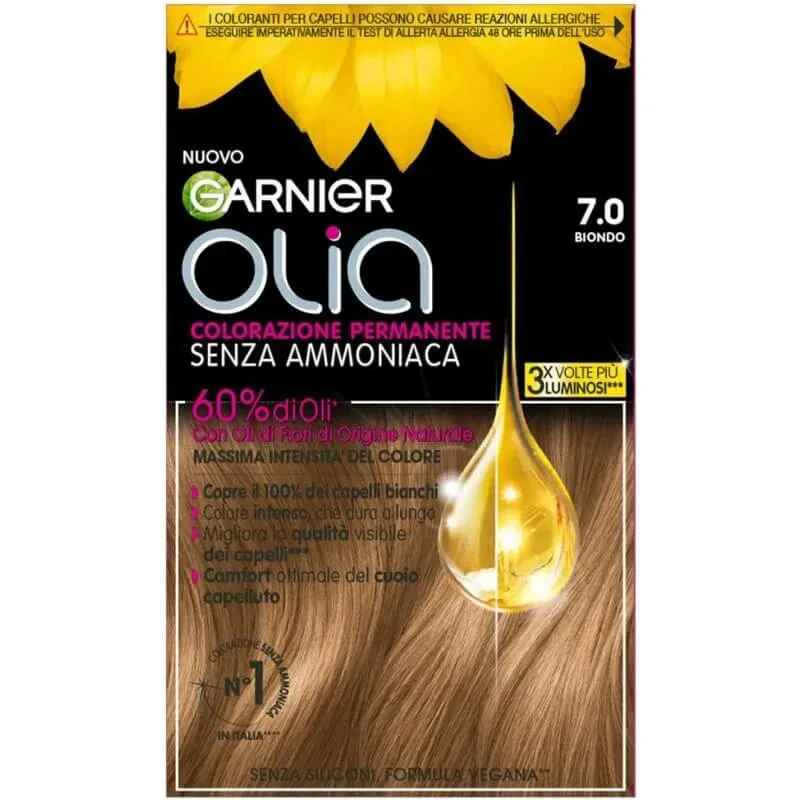 Garnier Olia – vopsea de păr nr. 7.0 blond — preț și oferte