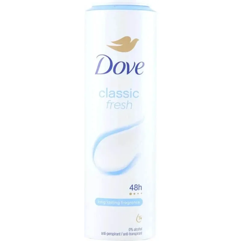 Dove Classic - deodorant antiperspirant 48h, spray, 150 ml — preț și oferte