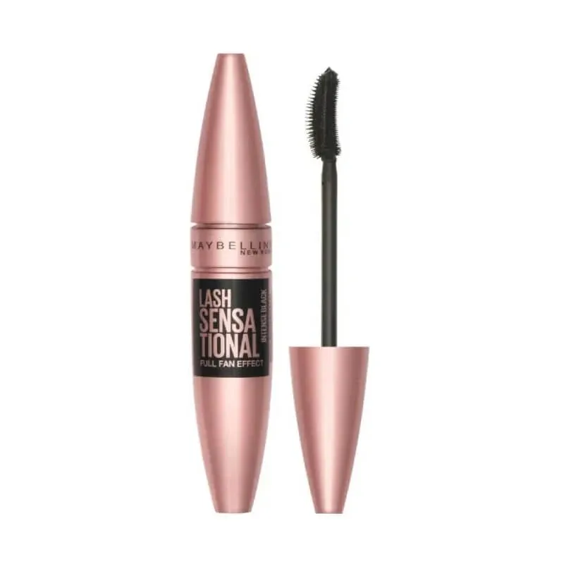 Maybelline Lash Sensational – efect de evantai complet – rimel volumizant, negru intens Maybelline New York — preț și oferte