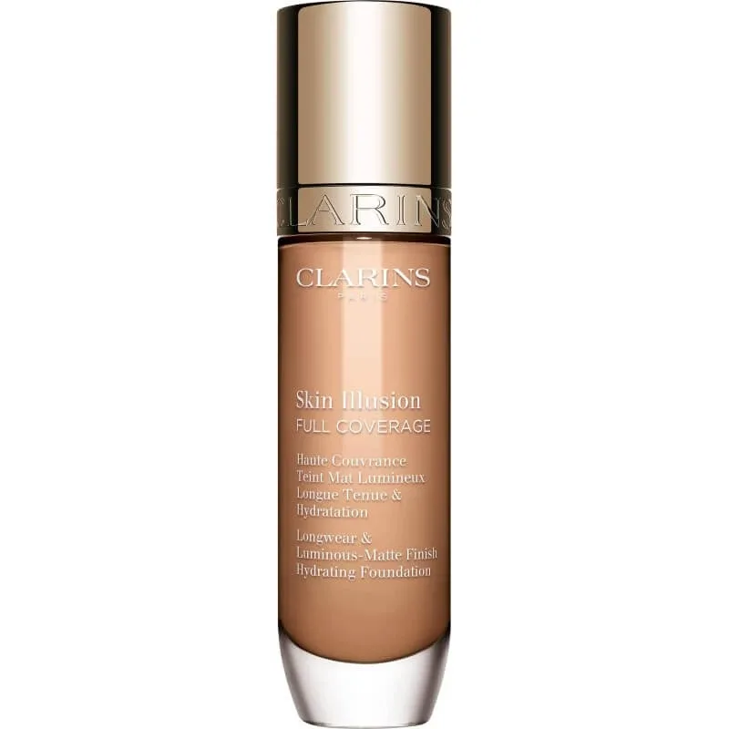 Clarins Skin Illusion Full Coverage – fond de ten cu efect mat și luminos – nr. 107c — preț și oferte