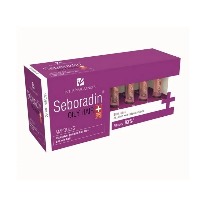 Seboradin Oily tratament periodic pentru caderea parului, 14 fiole* 5.5ml — preț și oferte