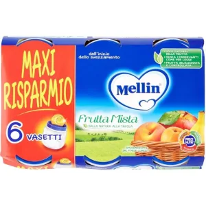 Mellin Piure de fructe asortate 6x100 g