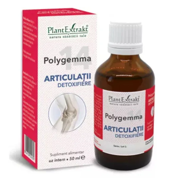 POLYGEMMA NR.14 (ARTICULATII DETOXIFIERE) 50ML PLANTEXTRAKT — preț și oferte