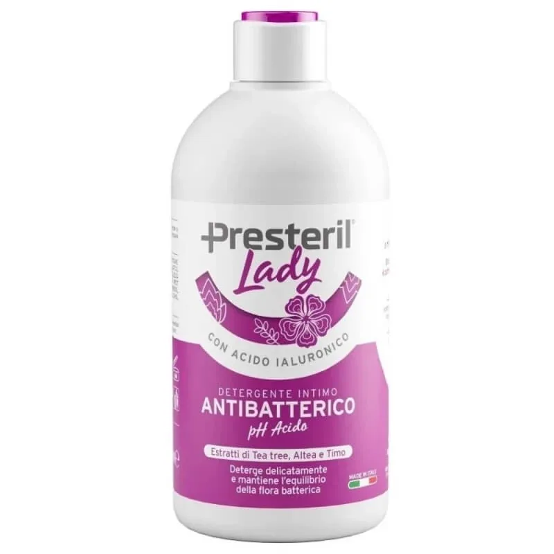 Presteril Lady – gel de igienă intimă antibacterian cu pH acid, 500 ml — preț și oferte