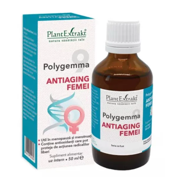 POLYGEMMA NR.9 SENIORI FEMEI 50+ 50ML PLANTEXTRAKT — preț și oferte