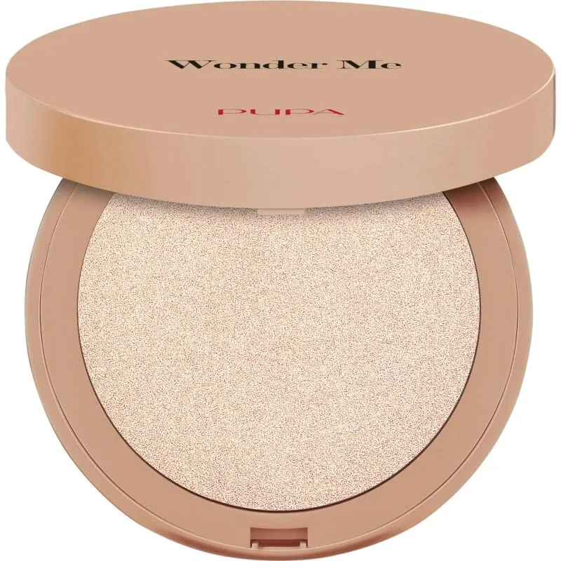 Pupa Wonder Me Glow – iluminator compact pentru față – nr. 101 rose gold — preț și oferte