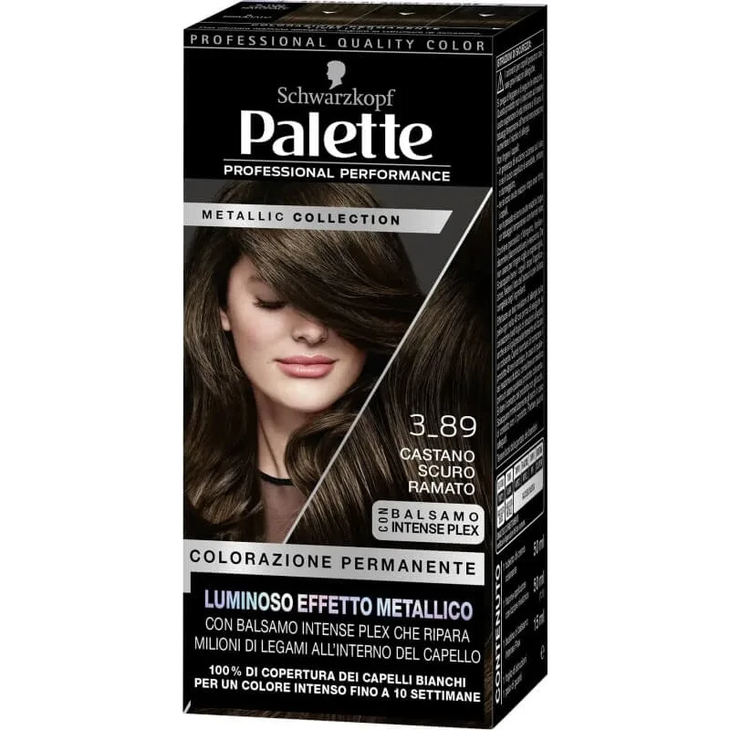 Colecția Palette Metallic – vopsea permanentă nr. 3_89, castaniu închis cu nuanțe de cupru — preț și oferte