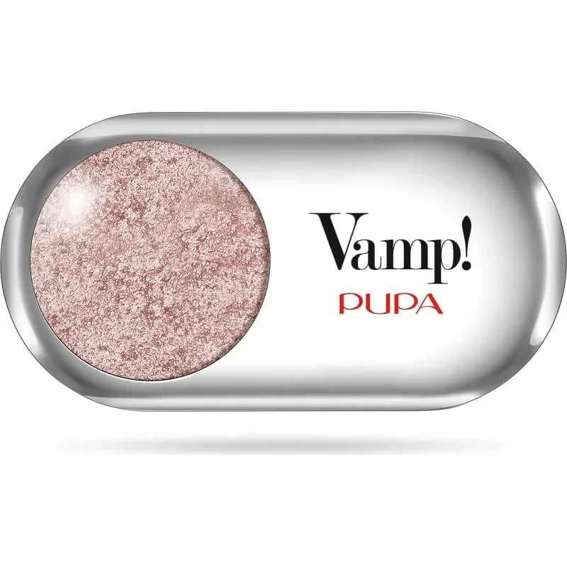 Pupa vamp! - fard de pleoape nr. 108, roz metalizat cu efect frost — preț și oferte