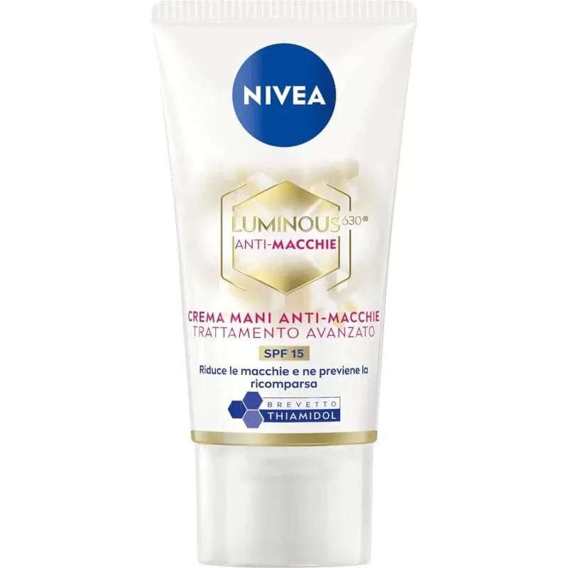 Nivea Luminous 630 anti-pete – cremă de mâini anti-pete SPF 15, tratament avansat, 50 ml — preț și oferte