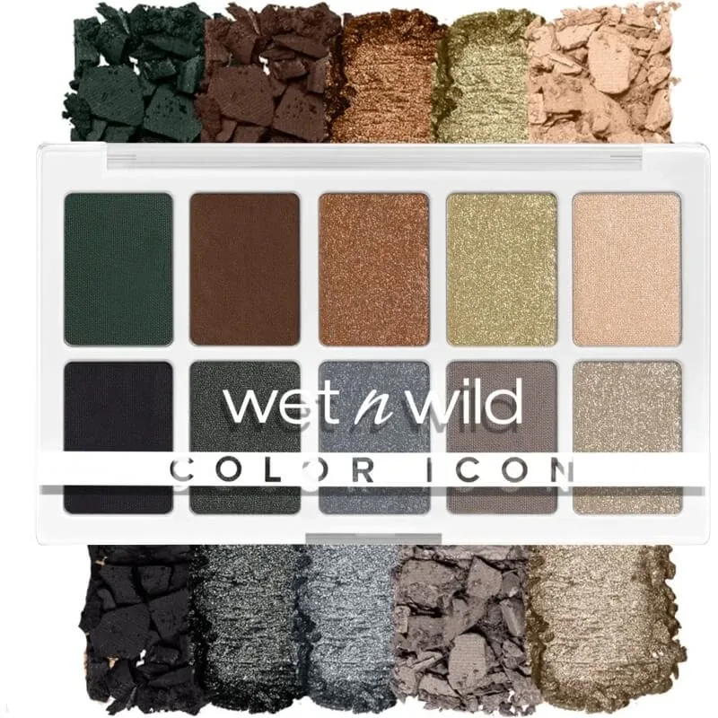 Wet n wild Color Icon, paletă de farduri cu 10 nuanțe – farduri de ochi nr. 4076e Lights Off — preț și oferte
