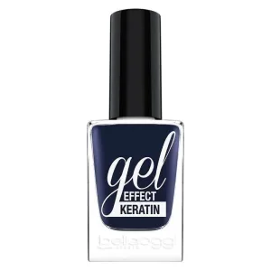 Bellaoggi Lac de unghii cu efect de gel cu keratină nr. 532 albastru prusac