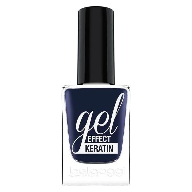 Bellaoggi Lac de unghii cu efect de gel cu keratină nr. 532 albastru prusac — preț și oferte