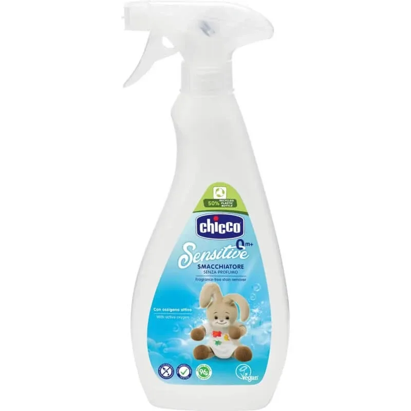 Chicco Sensitive – spray de îndepărtare a petelor, fără parfum, 500 ml — preț și oferte