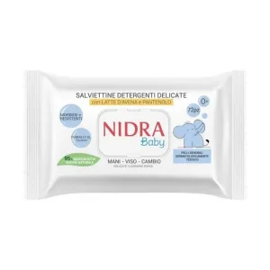 Nidra Baby - 75 de șervețele demachiante delicate