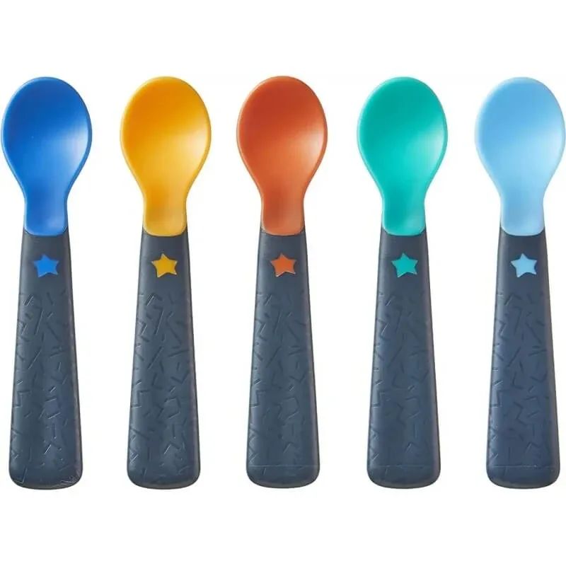 Tommee Tippee Easigrip – set de 5 lingurițe, de la 6 luni în sus — preț și oferte