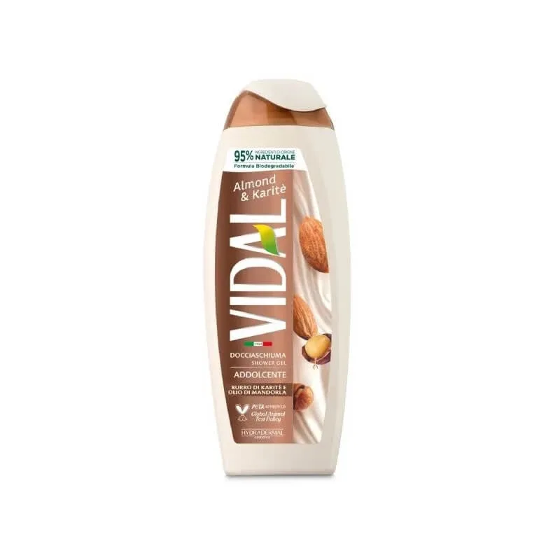 Vidal Almond &amp; karité - gel de duș emolient 250 ml — preț și oferte