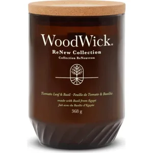 Woodwick Tomato leaf &amp; basil – lumânare parfumată mare, 368 g