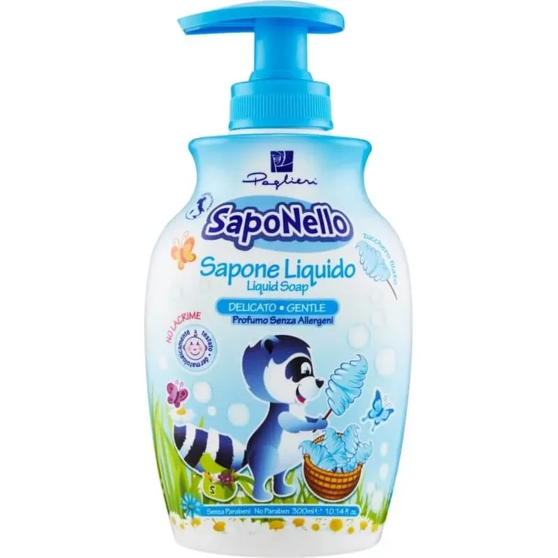 Saponello Săpun lichid cu aromă de vată de zahăr 300 ml — preț și oferte