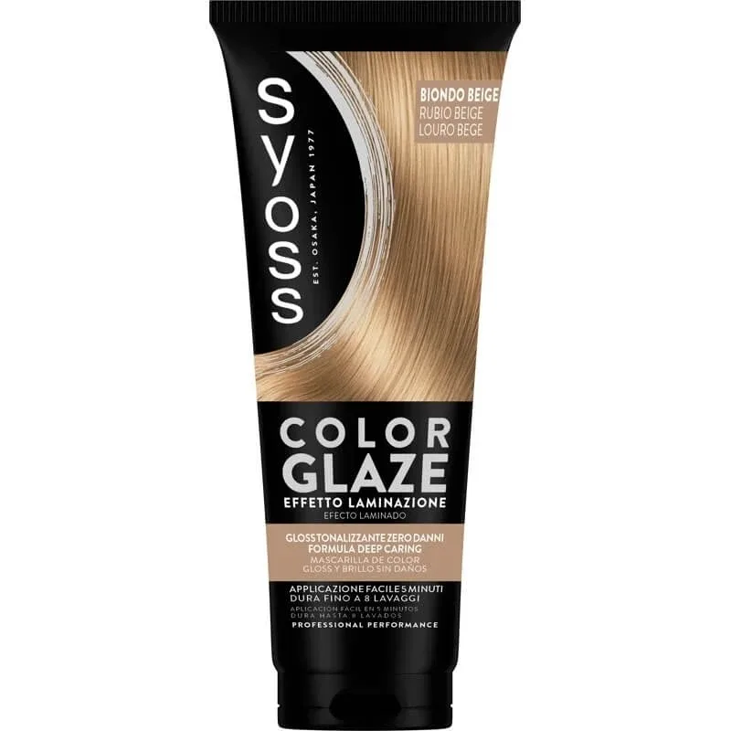 Syoss Color Glaze - vopsea de păr cu efect de luciu, nuanță blond-bej, 130 ml — preț și oferte