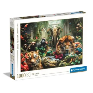 Clementoni Puzzle Collection Mystic Jungle – puzzle pentru adulți, 1000 de piese, 70 x 50 cm
