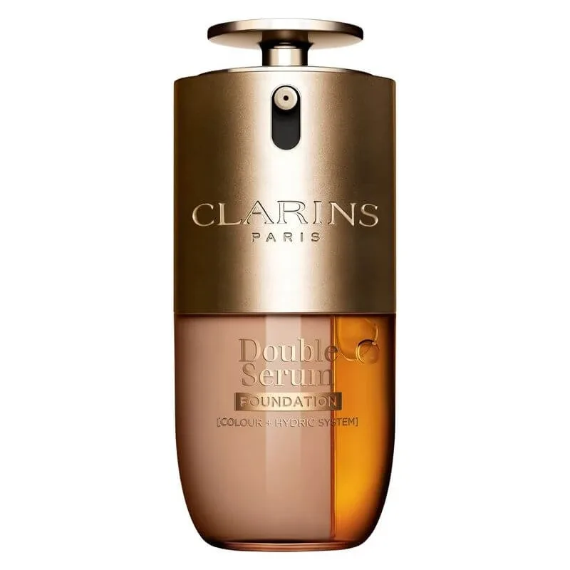 Clarins Double Serum Foundation – fond de ten hibrid sub formă de ser, nr. M1C — preț și oferte