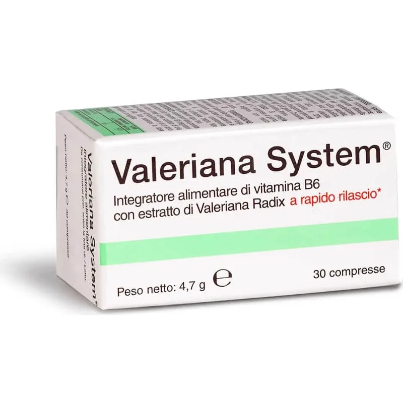 Valeriana System 30 comprimate – supliment alimentar pentru a facilita adormirea — preț și oferte