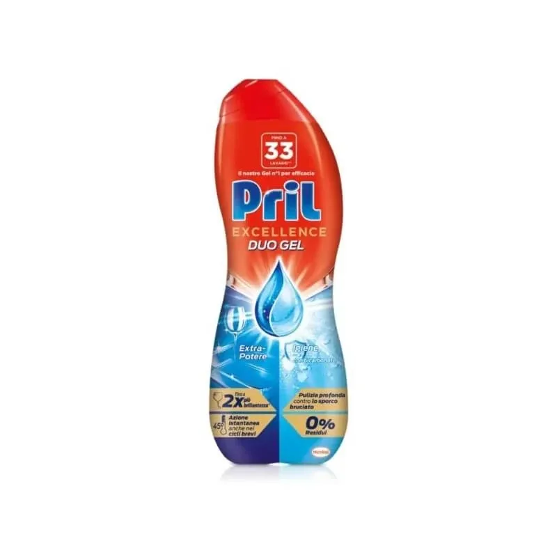 Pril Excellence duo gel - detergent pentru vase 540 ml — preț și oferte