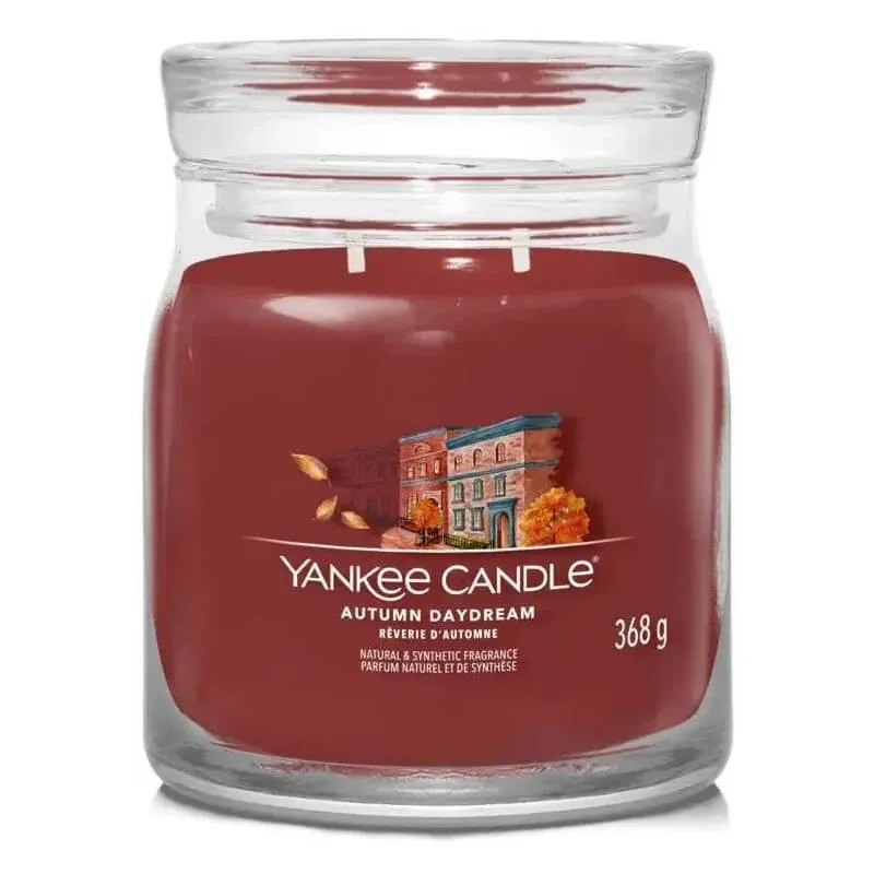 Yankee Candle Autumn Daydream – lumânare Signature Jar de dimensiuni medii — preț și oferte