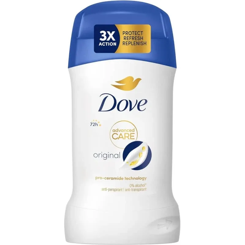 Dove Advanced Care Original – stick deodorant antiperspirant cu efect hidratant 72 de ore, 50 ml — preț și oferte