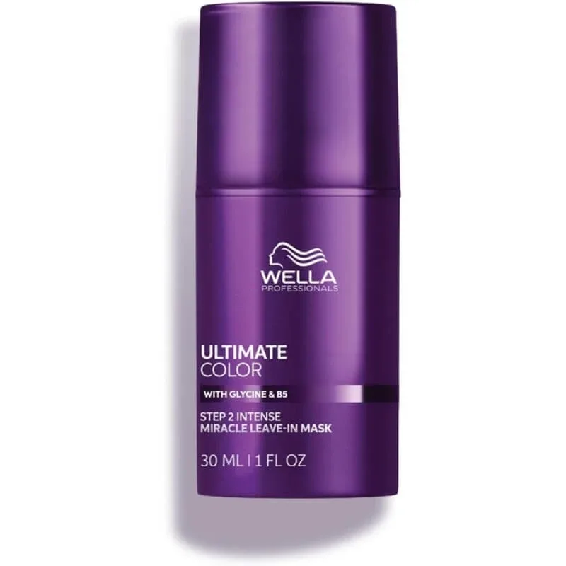 Wella Ultimate Color Step 2 Intense Miracle Leave-In Mask – tratament revitalizant și protector pentru părul vopsit, 30 ml — preț și oferte