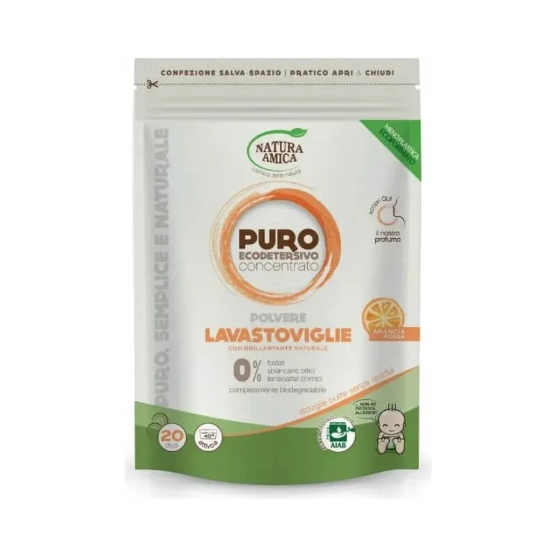 Natura Amica Puro pentru mașina de spălat vase – detergent ecologic concentrat 250 g — preț și oferte