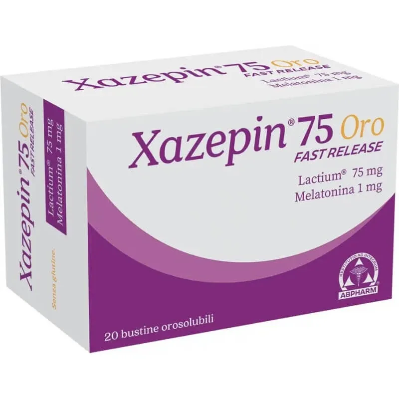Xazepin 75 Oro cu eliberare rapidă, 20 plicuri – supliment alimentar pentru somn — preț și oferte