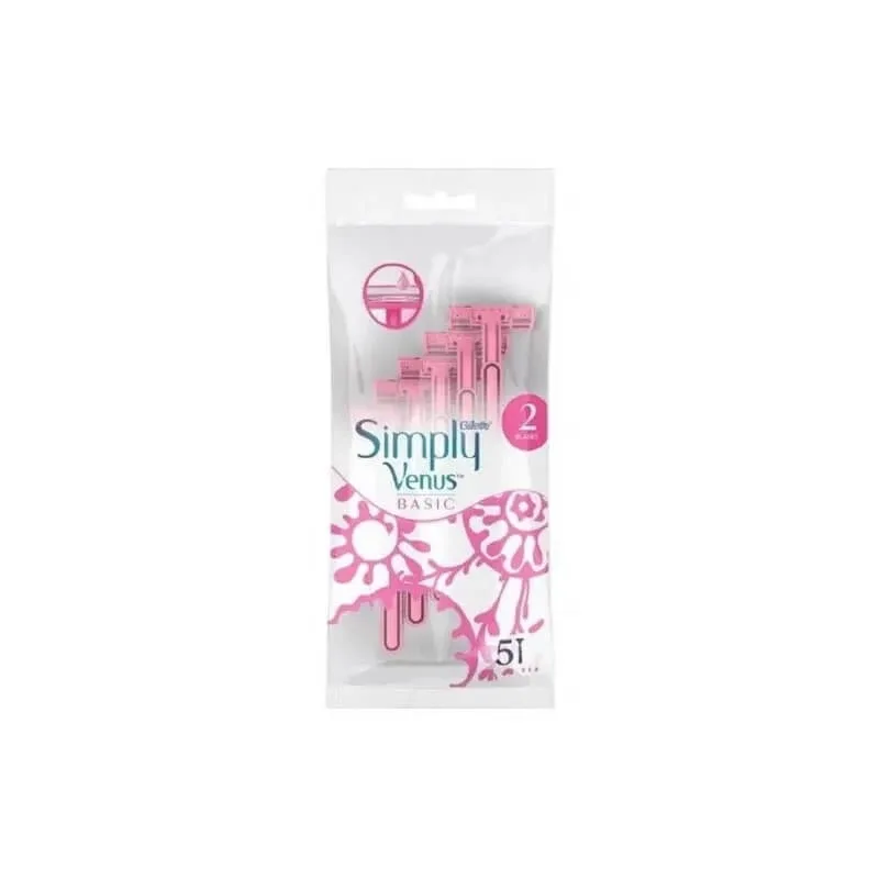 Gillette Venus Simply 2 Basic – 5 aparate de ras de unică folosință — preț și oferte