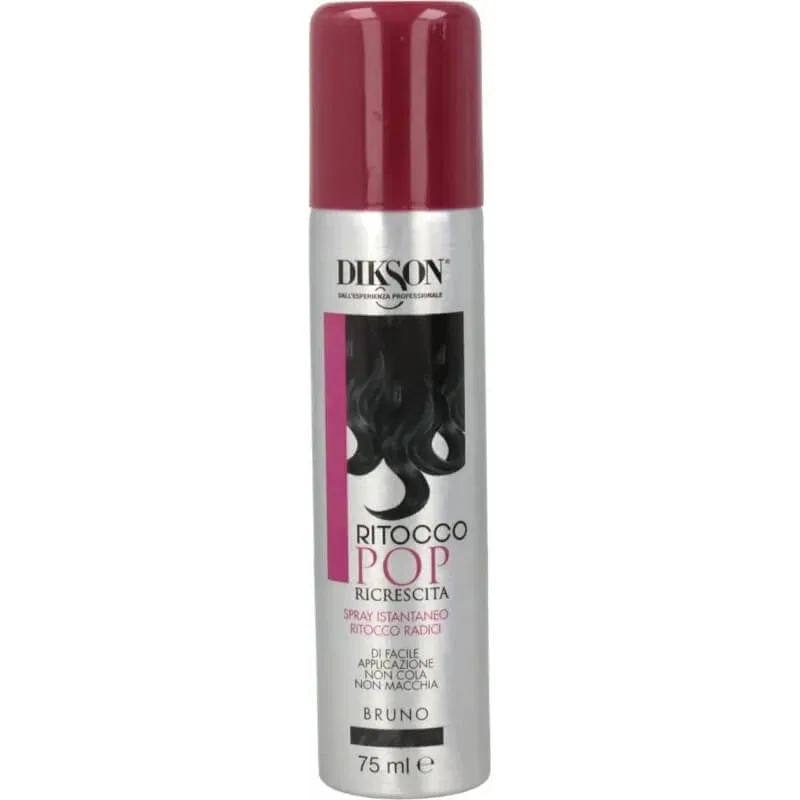 Dikson Ritocco pop pentru rădăcini – spray instant pentru retușarea rădăcinilor, nuanță maro, 75 ml — preț și oferte