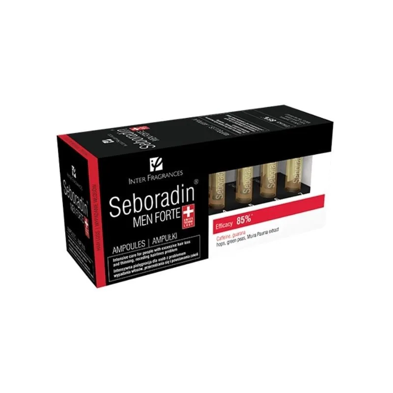 Tratament pentru barbati impotriva caderii si raririi parului Men Forte, 14 fiole*5.5 ml, Seboradin — preț și oferte