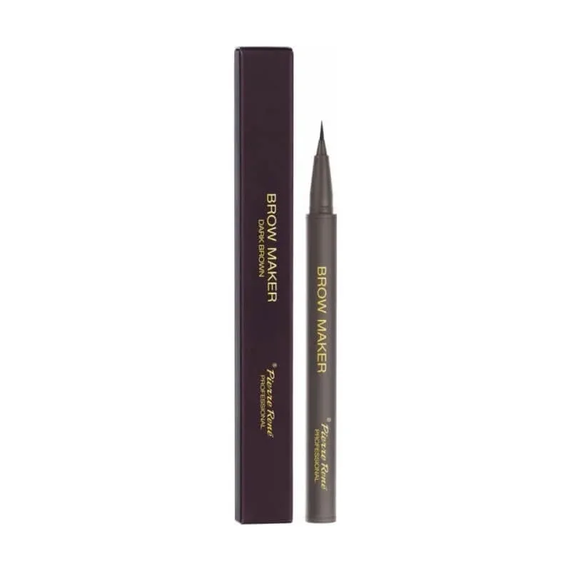 Pierre René Brow Maker – creion pentru sprâncene – maro închis — preț și oferte