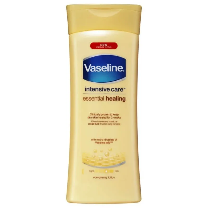 Vaseline Intensive Care Essential Healing – loțiune hidratantă și regenerantă pentru pielea uscată și sensibilă, 400 ml — preț și oferte
