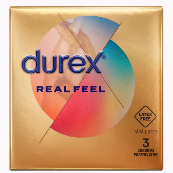 Prezervative Durex Real Fell, Reckitt Benckiser | 3 buc — preț și oferte
