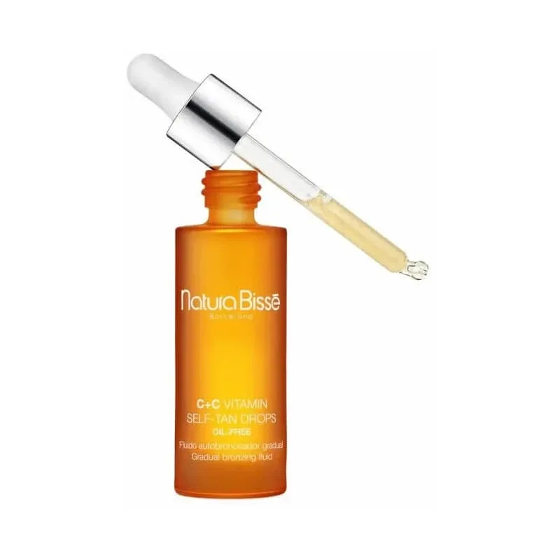 Natura Bisse Self-tan drops – autobronzant pentru față, 30 ml — preț și oferte