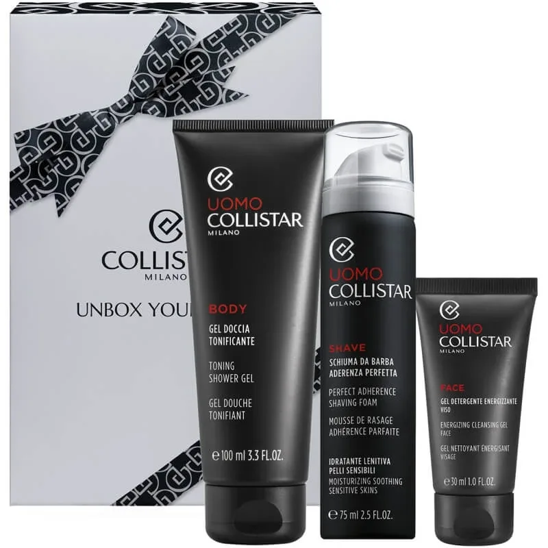 Collistar set pentru bărbați cu gel de duș tonifiant – rutina zilnică pentru bărbați — preț și oferte