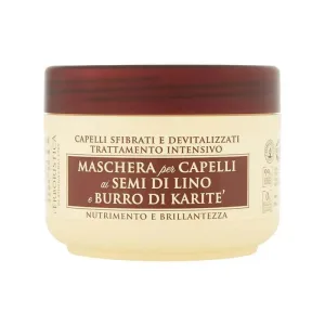 Produse pe bază de plante: semințe de in și unt de karité – mască pentru părul fragilizat și lipsit de vitalitate, 200 ml