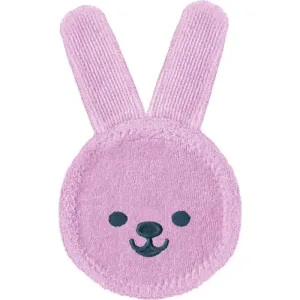 Mam Oral Care Rabbit – mănușă pentru igiena orală a bebelușului, culoare quartz rose