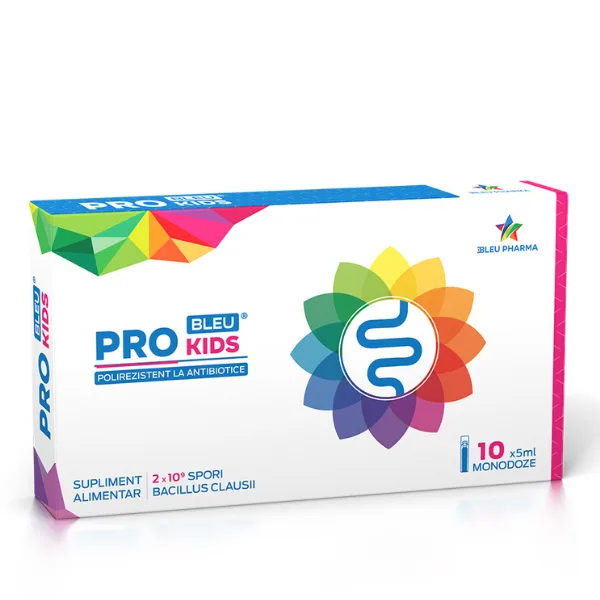 Pro Kids Bleu, Bleu Pharma | 10 fiole x 5 ml — preț și oferte