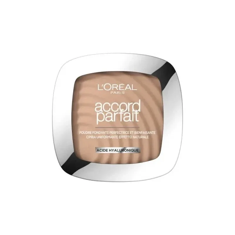 L'Oréal Paris Accord Parfait – pudră uniformizantă cu efect natural nr. 4N bej — preț și oferte