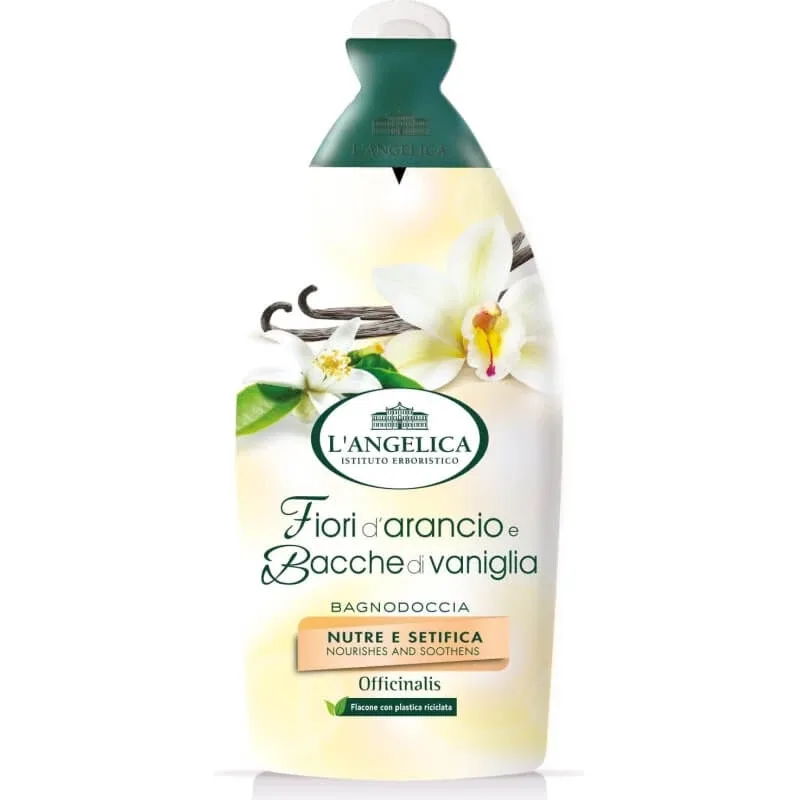 L'angelica Flori de portocal și boabe de vanilie – gel de duș hrănitor 500 ml L'Angelica — preț și oferte
