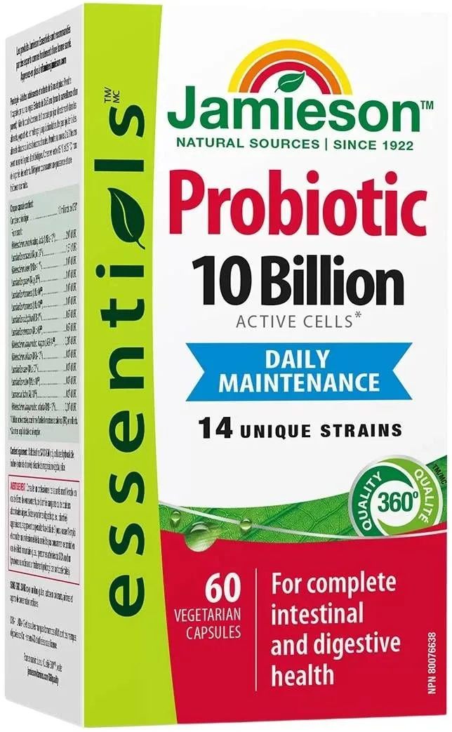 Probiotic 10 miliarde, Jamieson | 60 capsule JAMIESON LABORATOIRES — preț și oferte