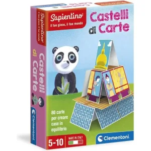 Clementoni Sapientino – joc creativ cu castele din cărți de joc