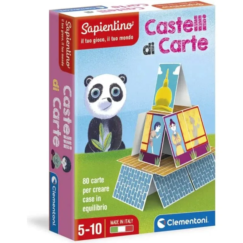 Clementoni Sapientino – joc creativ cu castele din cărți de joc — preț și oferte