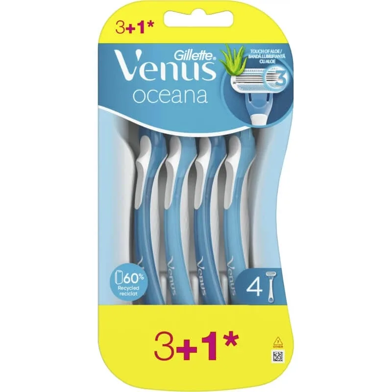 Gillette Venus Oceana – 4 aparate de ras de unică folosință — preț și oferte