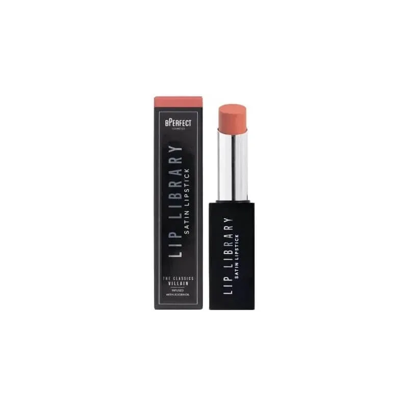 Bperfect Lip Library Satin Lipstick – ruj satinat – Villain — preț și oferte